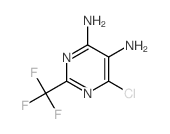 4,5-Pyrimidinediamine,6-chloro-2-(trifluoromethyl)- Structure