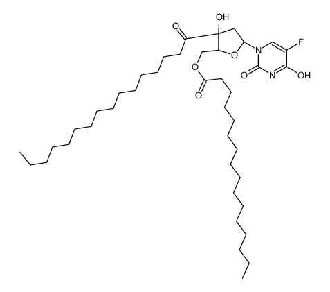 3',5'-O-dipalmitoyl-5-fluoro-2'-deoxyuridine Structure