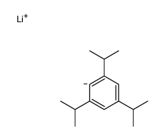 lithium,1,3,5-tri(propan-2-yl)benzene-6-ide结构式