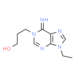 1H-Purine-1-propanol,9-ethyl-6,9-dihydro-6-imino-(9CI) picture