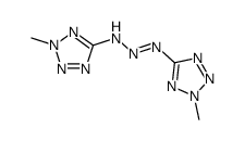 1,3-bis(2-methyltetrazol-5-yl)triazene结构式