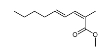 methyl (Z,E)-2-methyl-2,4-nonadienoate Structure