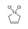 2,5-dihydrotellurophene 1,1-dichloride Structure