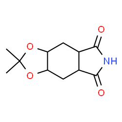 4H-1,3-Dioxolo[4,5-f]isoindole-5,7(3aH,6H)-dione,tetrahydro-2,2-dimethyl-(9CI) structure