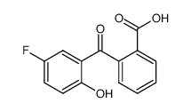 2-(5'-fluoro-2'-hydroxybenzoyl)benzoic acid结构式