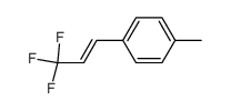 (E)-1-methyl-4-(3,3,3-trifluoroprop-1-en-1-yl)benzene结构式