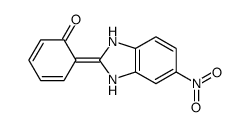 6-(5-nitro-1,3-dihydrobenzimidazol-2-ylidene)cyclohexa-2,4-dien-1-one Structure