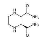 (+/-)-trans-piperazine-2,3-dicarboxamide结构式