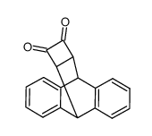 9,10-Dihydro-9,10[1',2']-cyclobutanoanthracen-13,14-dion Structure