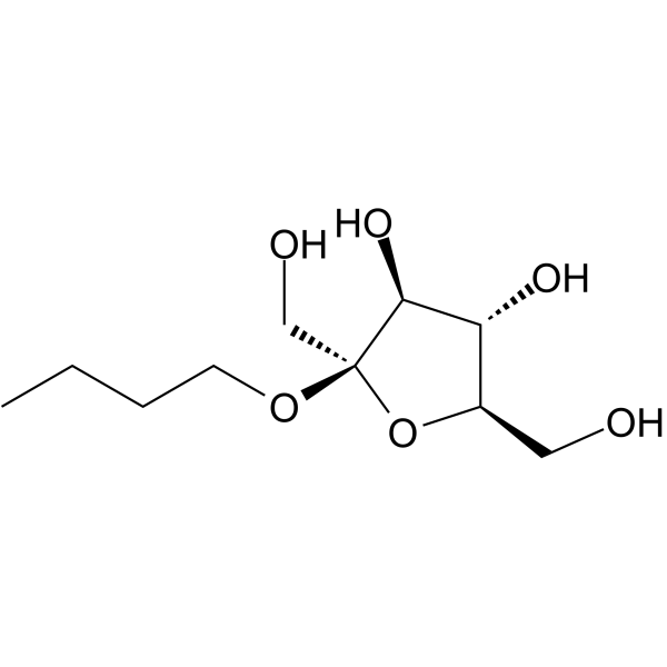 n-Butyl β-D-fructofuranoside Structure