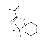 (1-tert-butylcyclohexyl) 2-methylprop-2-enoate Structure