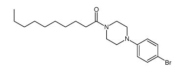 1-[4-(4-bromophenyl)piperazin-1-yl]decan-1-one结构式