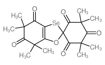 2',2',5,5,6',6',7,7-octamethylspiro[1,3-benzoxaselenole-2,4'-cyclohexane]-1',3',4,5',6-pentone Structure