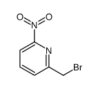 Pyridine, 2-(bromomethyl)-6-nitro Structure