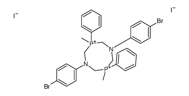 1,3-Di-p-bromophenyl-3,7-diphenyl-3,7-dimethyl-1,5-diaza-3,7-diphospho niacyclooctane 2I structure