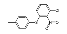 (3-chloro-2-nitro-phenyl)-p-tolyl sulfide结构式