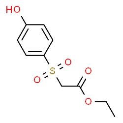 (4-HYDROXY-BENZENESULFONYL)-ACETIC ACID ETHYL ESTER结构式