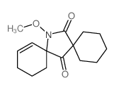 14-Azadispiro[5.1.5.2]pentadec-9-ene-7,15-dione, 14-methoxy- Structure