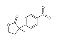 3-methyl-3-(4-nitrophenyl)oxolan-2-one结构式