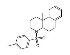 cis/trans-10b-Methyl-1,2,3,4,4a,5,6,10b-octahydrobenzochinolin-p-toluolsulfamid Structure