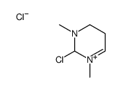 2-chloro-1,3-dimethyl-4,5-dihydro-2H-pyrimidin-1-ium,chloride结构式