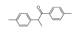 1,2-di-p-tolyl-propan-1-one结构式