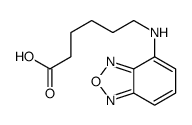 6-(2,1,3-benzoxadiazol-4-ylamino)hexanoic acid Structure