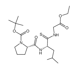 Boc-Pro-Leut-Gly-OEt Structure