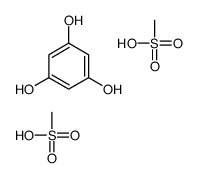 benzene-1,3,5-triol,methanesulfonic acid Structure