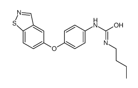 1-[4-(1,2-benzothiazol-5-yloxy)phenyl]-3-butylurea Structure