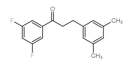 3',5'-DIFLUORO-3-(3,5-DIMETHYLPHENYL)PROPIOPHENONE structure