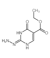 5-Pyrimidinecarboxylicacid, 2-hydrazinyl-1,6-dihydro-6-oxo-, ethyl ester Structure