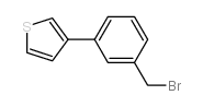 3-[3-(溴甲基)苯基]噻吩结构式