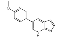 5-(6-methoxypyridin-3-yl)-1H-pyrrolo[2,3-b]pyridine Structure