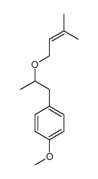 1-methoxy-4-[2-(3-methylbut-2-enoxy)propyl]benzene Structure