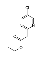 ethyl 2-(5-chloropyrimidin-2-yl)acetate Structure