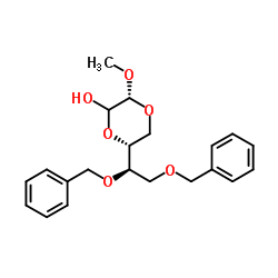 (3R,6R)-6-((R)-1,2-bis(benzyloxy)ethyl)-3-methoxy-1,4-dioxan-2-ol picture