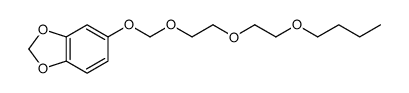 5-[2-(2-butoxyethoxy)ethoxymethoxy]-1,3-benzodioxole结构式