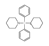 cyclohexyl-diphenyl-(1-piperidyl)boron Structure