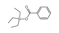 (benzoyloxy)triethylsilane结构式