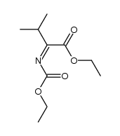 2-(Ethoxycarbonylimino)-3-methylbutansaeure-ethylester Structure