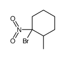 1-bromo-2-methyl-1-nitrocyclohexane Structure