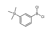 [3-(dichloroboryl)phenyl]trimethylsilane Structure