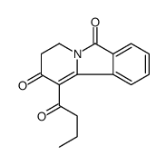 1-butanoyl-3,4-dihydropyrido[1,2-b]isoindole-2,6-dione结构式