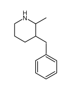 3-benzyl-2-methyl-piperidine结构式