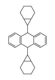 9,10-di(bicyclo[4.1.0]heptan-7-yl)-9,10-dihydroanthracene结构式