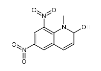 1-methyl-6,8-dinitro-1,2-dihydro-quinolin-2-ol结构式