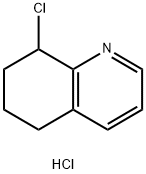 8-Chloro-5,6,7,8-tetrahydro-quinoline hydrochloride Structure