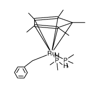 (η5-C5Me5)(PMe3)2Ru(CH2Ph)结构式