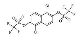 [1,5-dichloro-6-(trifluoromethylsulfonyloxy)-2-naphthyl]trifluoromethanesulfonate Structure